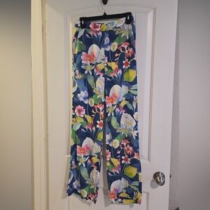 J. McLaughlin Multicolor Floral Pants